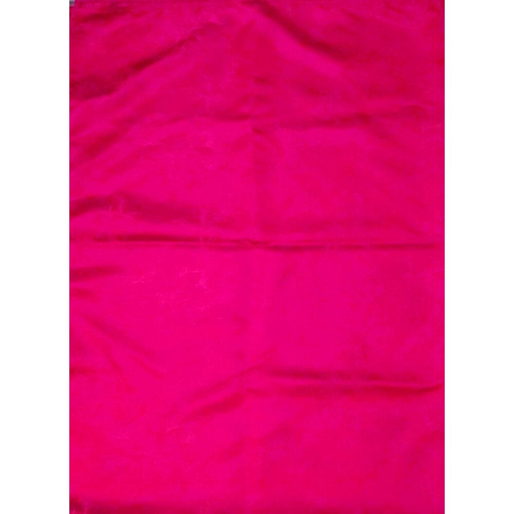 Red Damask Christmas Tablecloth Poinsettias & Holly 42x67 Inches Rectangular